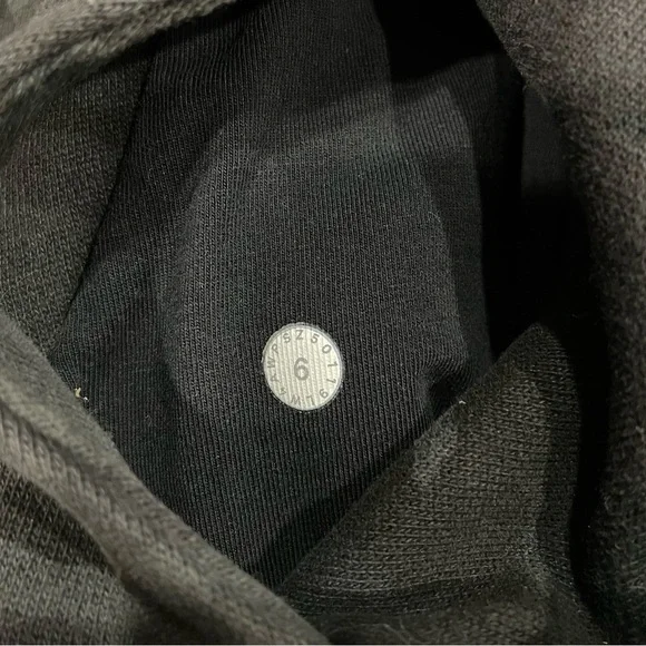 Lululemon Scuba Hoodie *Light Cotton Fleece Incognito Camo Multi Grey Size 6 - Picture 8 of 14
